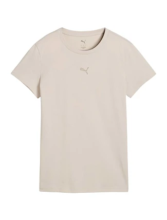 Dámské tričko Puma Ess Centered Cat Logo Tee, svetlo béžové, 692916 82 Dámské tričko Puma Ess Centered Cat Logo Tee, svetlo béžové, 692916 82
