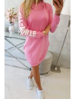 Off White svetlo ružové šaty