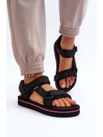 Damskie Sandały Na Platformie Lee Cooper LCW-24-05-2751L Czarne