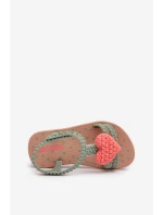 Sandałki Dziecięce Z Sercem 81997 Ipanema My First Baby Zielone