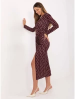 Šaty IT SK 21625 3.27 bordová