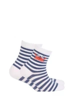 Chlapčenské vzorované ponožky Wola U24.P01;W24.P01 21-26 Chlapčenské vzorované ponožky Wola U24.P01;W24.P01 21-26