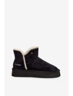 Śniegowce Damskie Na Platformie Wrangler 20253093.25Y Czarne