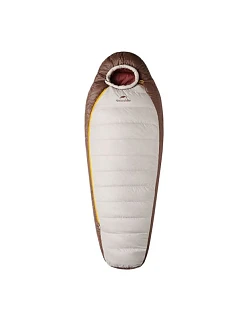 Spací vak Snowbird Duck Down 1000 L CNK2550WS014-Smoky Brown NATUREHIKE