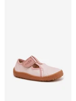 Dětské pantofle na suchý zip lesklé Barefoot Froddo Cannvas G1700439-2 Růžové Dětské pantofle na suchý zip lesklé Barefoot Froddo Cannvas G1700439-2 Růžové