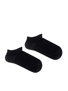 Dětské Mládežnické Ploché Kotníkové Ponožky Černé