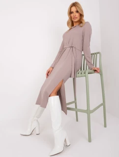 LK SK 509447 šaty.75P tmavo lila