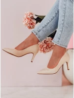 Dámske béžové lodičky SEVINO FashionStreet post ZY0726