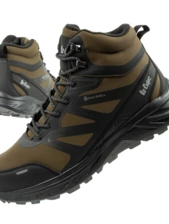 Lee Cooper pánske zimné trekingové topánky zateplené nepremokavé zelené