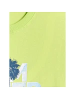 Pánske tričko oversize s potlačou 4F 4FWSS26TTSHM2784-42S