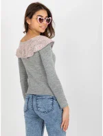 Jumper LK SW 506559 2.13 svetlo ružová Jumper LK SW 506559 2.13 svetlo ružová