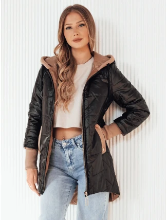 Dámska prešívaná bunda FLONSA black FashionStreet TY4170