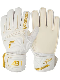 Reusch Attrakt AB1 Solid Junior Brankárske rukavice White 5672003 1130