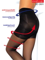 Pančuchové nohavice PUSH-UP 40 - MONA