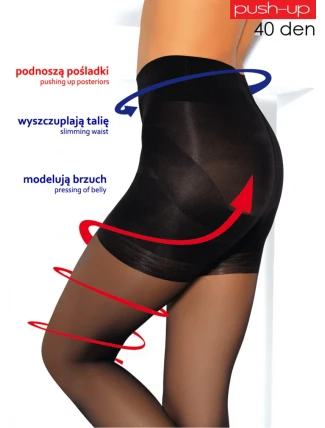 Pančuchové nohavice PUSH-UP 40 - MONA