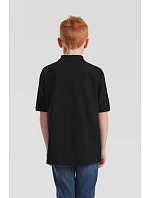 Fruit of the Loom Kids 65/35 Polo Detské piqué polo 16.3417 retro heather green