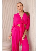 Viskózová súprava, spodná blúzka + nohavice ružová Viskózová súprava, spodná blúzka + nohavice ružová