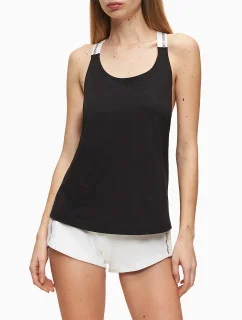 Plážový top KW0KW01002-BEH čierna - Calvin Klein