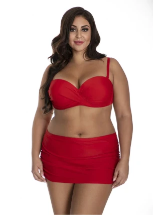 Dámske dvojdielne plavky 614 červené Barontex - Primo Dámske dvojdielne plavky 614 červené Barontex - Primo