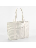 Westford Mill W 255 Nákupná taška s prúžkami z bio bavlny 50.0255 grey stripe