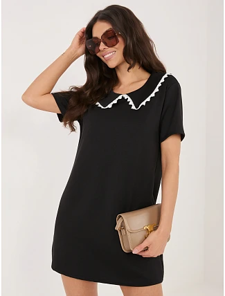 Šaty MI SK 4313.83 čierne Šaty MI SK 4313.83 čierne