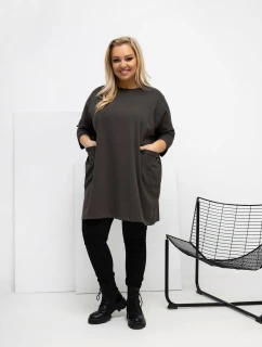 Blúzka RV BZ A1076.00 tmavá khaki