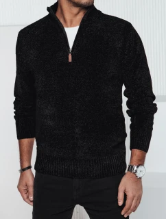 Pánsky čierny sveter FashionStreet WX2235