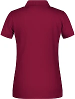 Daiber JN 873 Dámske pracovné polo tričko z bio piqué 02.0873, farba wine Daiber JN 873 Dámske pracovné polo tričko z bio piqué 02.0873, farba wine