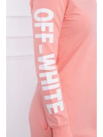 Off White marhuľové šaty