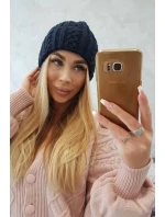 Šiltovka s vyhrňovacím lemom Marzena K206 navy blue