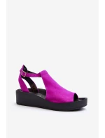 Zazoo 2914 Dámske semišové sandále Fuchsia Zazoo 2914 Dámske semišové sandále Fuchsia