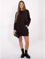 Šaty RV TU 5184.93P tmavo hnedá Šaty RV TU 5184.93P tmavo hnedá