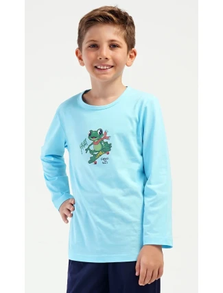 Detské pyžamo dlhé Frog