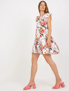 Dámske šaty RV SK 8020 biele a červené