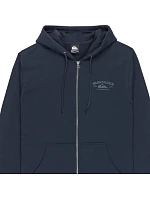 Mikina s kapucňou a zipsom Quiksilver Chest Logo EQYFT05135-KTP0, tmavomodrá, veľkosť M