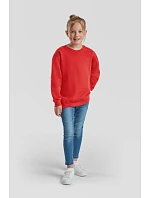 Fruit of the Loom Classic Kids Set-In Sweat Detská mikina 16.2041 retro heather green