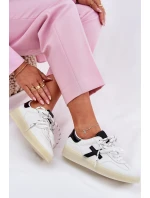 Niskie Buty Sportowe Damskie Białe Zelevelis