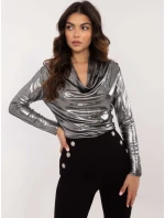 Blúzka DHJ BZ 15268.30 strieborná