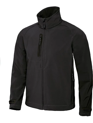B&C X-Lite Softshell /men Pánska 3-vrstvová softshellová bunda 01.0951 čierna