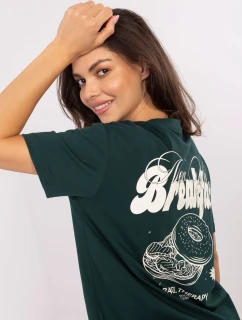 Tričko D12022M02645R tmavozelené