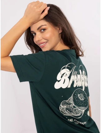 Tričko D12022M02645R tmavozelené Tričko D12022M02645R tmavozelené