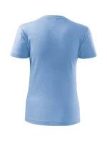 Klasické nové dámske tričko sky blue