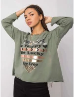 Dámska bavlnená blúzka s potlačou 21103 - FPrice