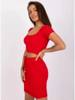 Dámske tričko TOP RV TS 7538.12P Červená - Rue Paris