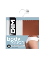 Dámske nohavičky 2 ks DIM BODY TOUCH HIPSTER 2x - DIM - tehlová