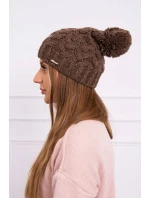 Fleecová čiapka Waleria K307 cappuccino