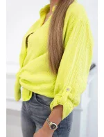 Bavlnená mušelínová košeľa kiwi