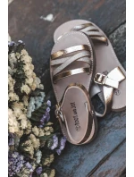 Dziecięce Sandały Z Paseczkami Różowe Złoto Isla