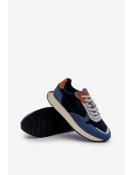 Pánske tenisky s pamäťovou penou Big Star NN174356 dark blue