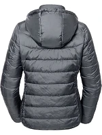 Russell Athletic 440F Dámska bunda Nano s kapucňou 10.440F iron grey